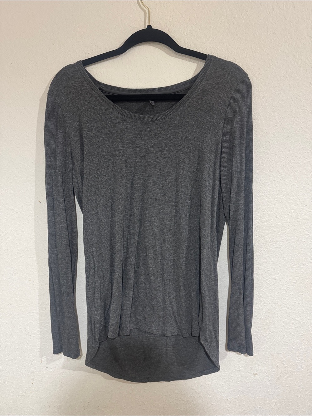 Women's Long Sleeve Top - Gray